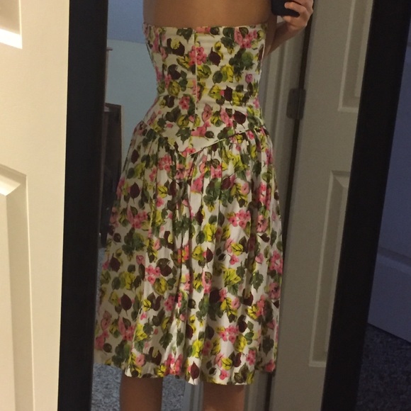 Vintage Milly Floral Dress Size 2 - Picture 2 of 10